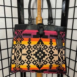 LAMB Cheyenne Aztec Tote Bag